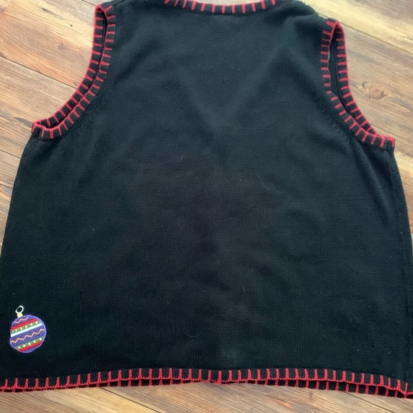 Holiday Editions Vintage Ugly Christmas  Sweater Vest Ornaments Tree Size 2X - Picture 11 of 12